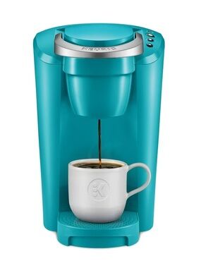 Keurig K-Compact Single-Serve K-Cup
Pod Coffee Maker in turquoise.